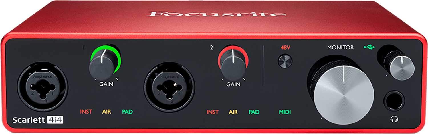 Focusrite Scarlett 4i4 3G USB Audio Interface