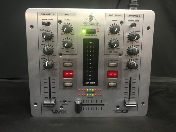 Used Behringer VMX100 DJ Mixer – Sound Art Used Gear
