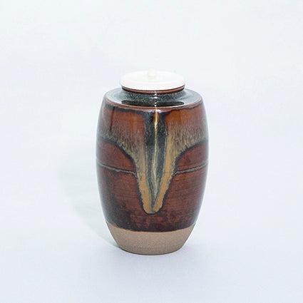 高取肩衝茶入 – 高取焼本家味楽窯オンラインショップ