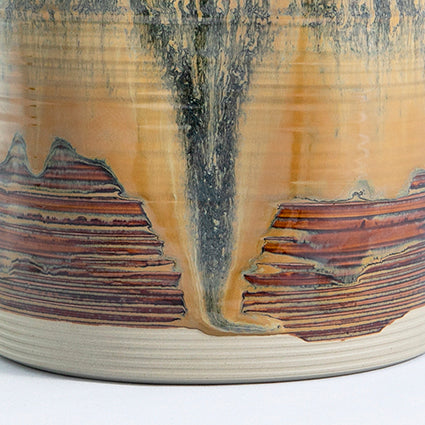 高取管耳付水指 – 高取焼本家味楽窯オンラインショップ