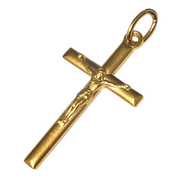 楽天市場】クロス ペンダントトップ K18 十字架 キリスト INRI Mサイズ