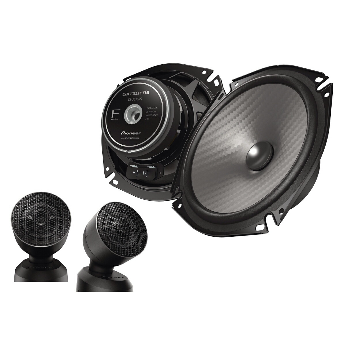 楽天市場】carrozzeria TS-WX010A 17cm×8cmパワードサブウーファー