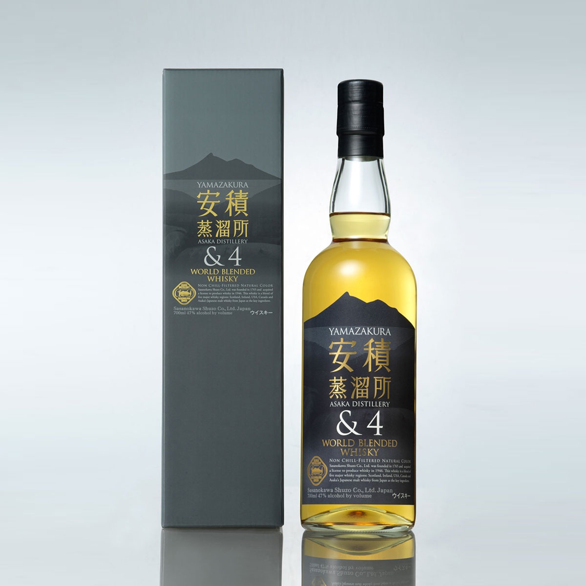 楽天市場】笹の川酒造 山桜 YAMAZAKURA 安積蒸溜所＆4 ワールドブレン