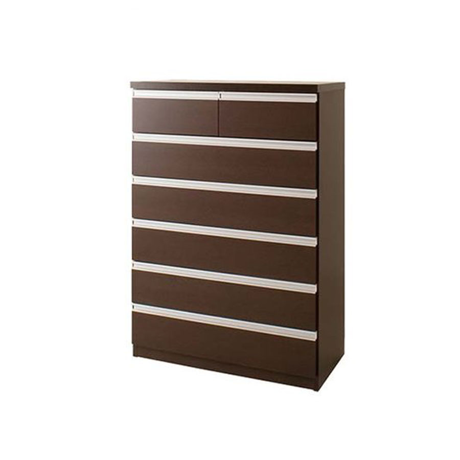 jtp-0291 チェスト 6段 ダークブラウン 引出7杯 木製 タンス 箪笥