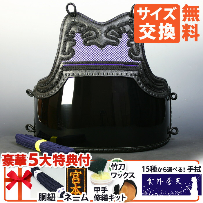 楽天市場】[剣道屋] 中高〜一般向 胴単品 本雲S字 胴裏50本朱塗 濃紺