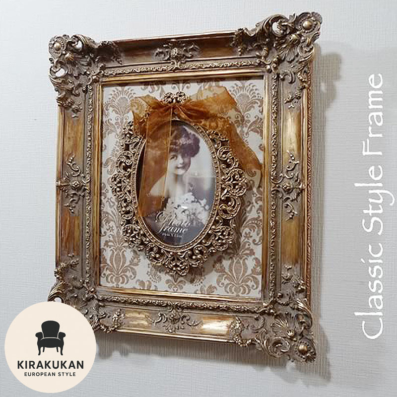 楽天市場】アンティークスタイル フォトフレーム 多面 18窓 ホワイト