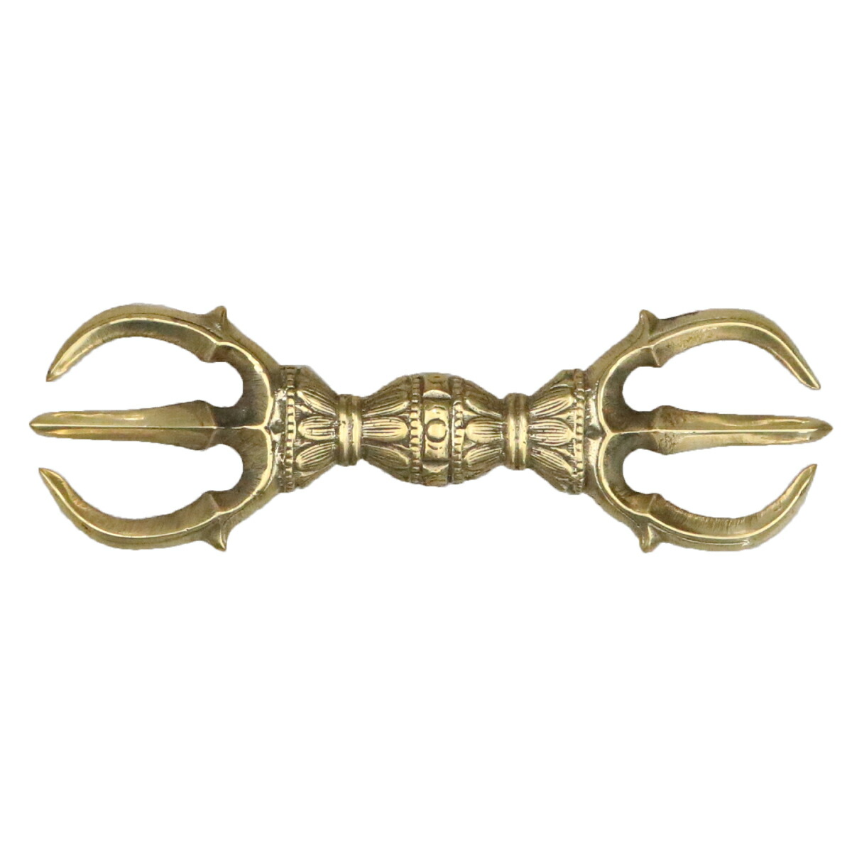 楽天市場】三鈷杵 15.3cm 真言宗 密教法具 金剛杵 真鍮 日本製 送料