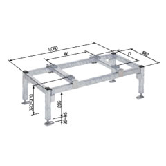 楽天市場】キャッチャー PC-NJ35 平地用架台 ※本州限定 ※パッケージ