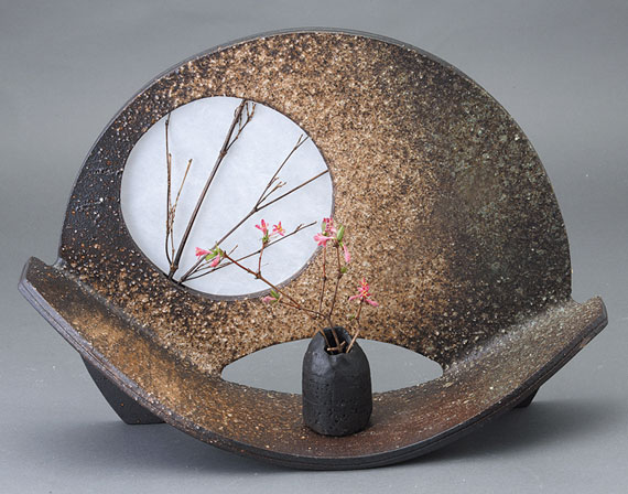 楽天市場】信楽焼江月 ついたて 花器 花瓶 陶器 花入れ 彩り屋 : 彩り屋