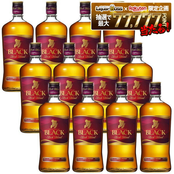 楽天市場】ブラックニッカ リッチブレンド 40度 箱付 700ml ニッカ