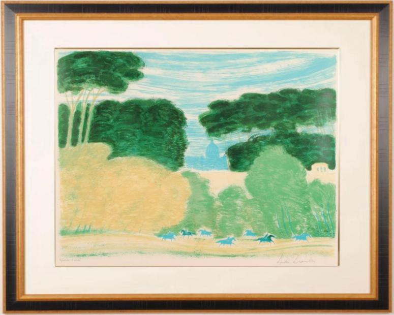 楽天市場】アンドレ・ブラジリエ 絵画 馬 絵 風景画 インテリア