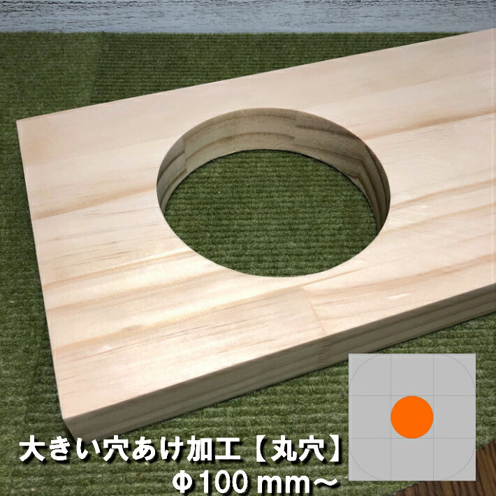 楽天市場】【オプション加工】大きい穴開け加工《四角》1辺100mm
