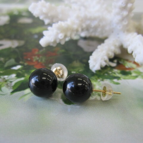 楽天市場】黒珊瑚 ネックレス （10mm） G.SILVER 葬儀 喪服 フォーマル