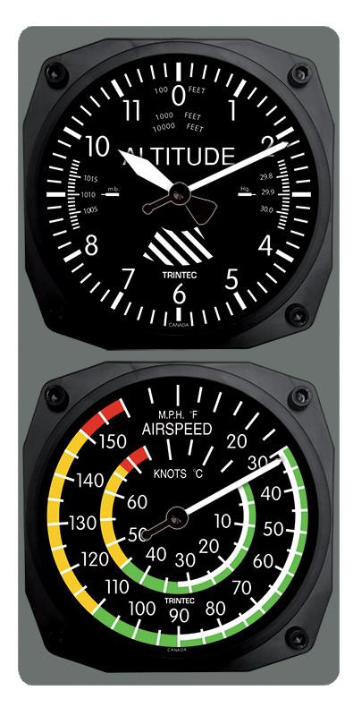 楽天市場】【Trintec Cessna Altimeter Clock】 トリンテック 航空計器