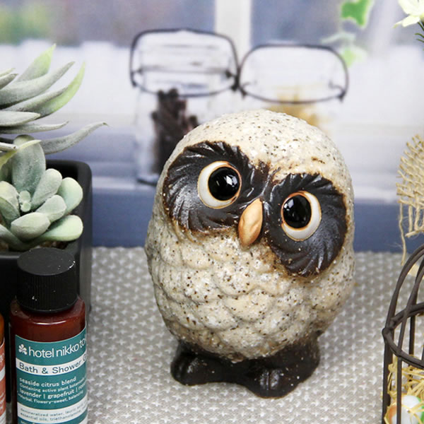 楽天市場】信楽焼 ふくろう 置物 フクロウ 梟 陶器 信楽焼き フクロウ