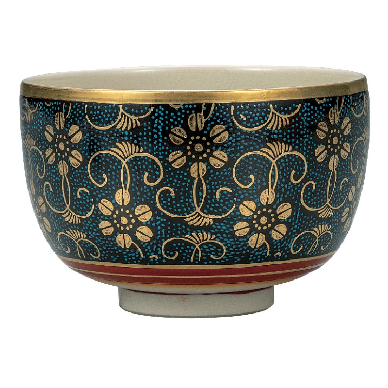 楽天市場】九谷焼 抹茶茶碗 青粒鉄仙 茶道具 : 九谷焼専門店 和座