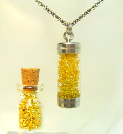 楽天市場】ざっくざく 金気運上昇ボトル 金箔小瓶付きGKKS-S 純金箔