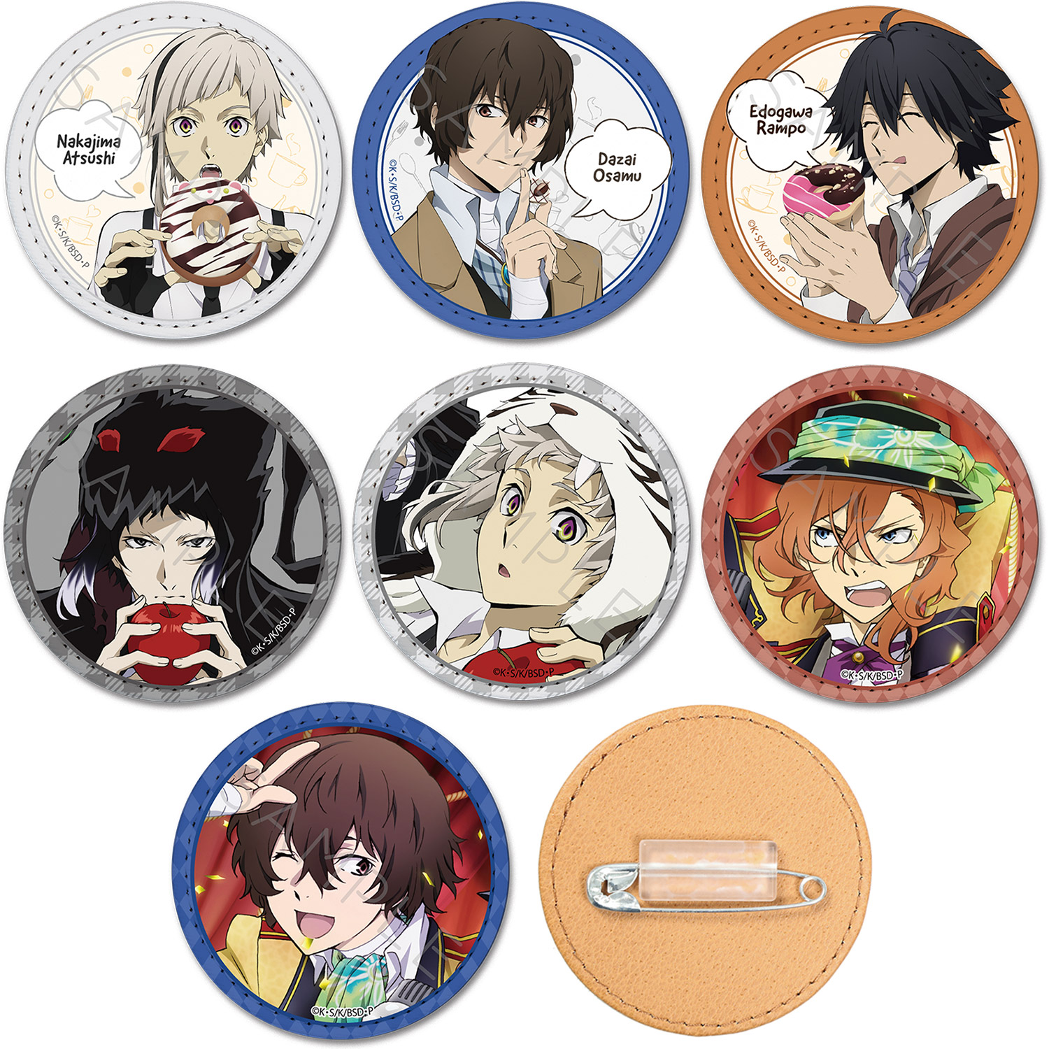 文豪ストレイドッグス 社交場 芥川龍之介 缶バッジ 30点 文豪ストレイ