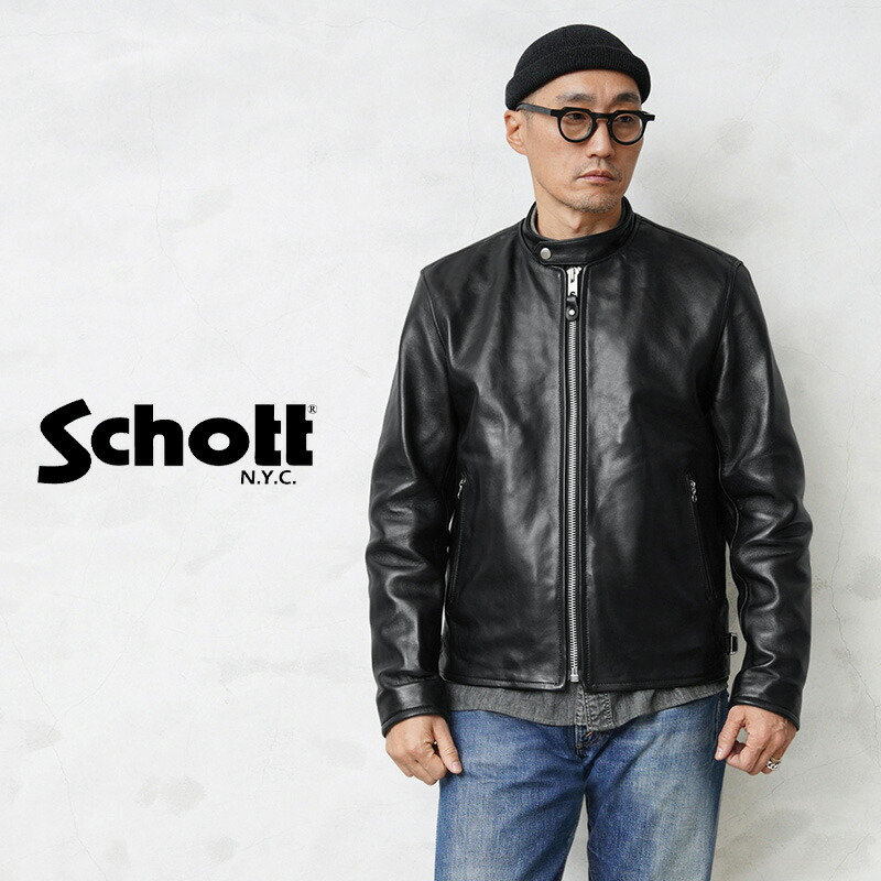 楽天市場】Schott ショット 3101054 シングル ブレスト ライダース