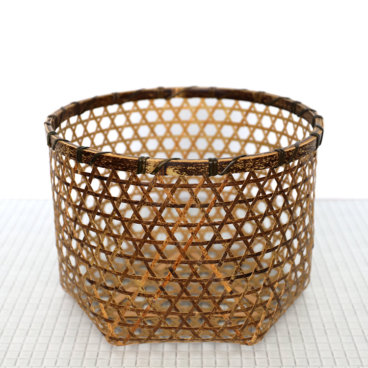 楽天市場】虎竹盛りかご（鉄鉢） : 虎斑竹専門店 竹虎