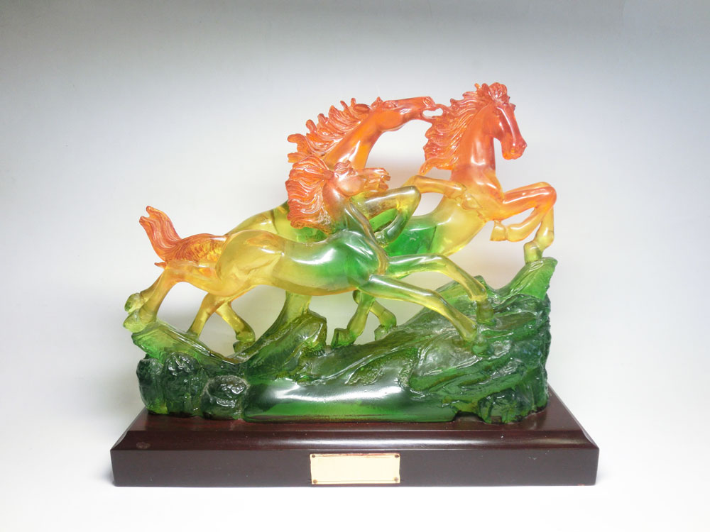 楽天市場】【送料無料】九頭馬（きゅうとうま）大(全長約51cm)＜風水