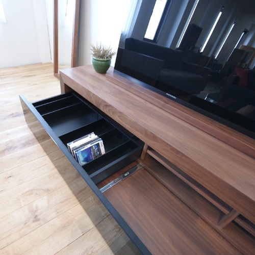 ショコラ テレビボード（ウォールナット） | ヒラシマ(HIRASHIMA