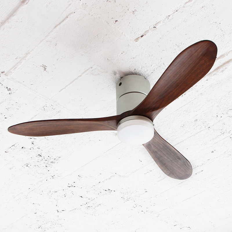 MODERN LED シーリングファン real wood(昼白色) (カラーホワイト