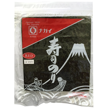 NAGAI RAMEN NORI RED 4 CUT 10/200 SHT - JFC International