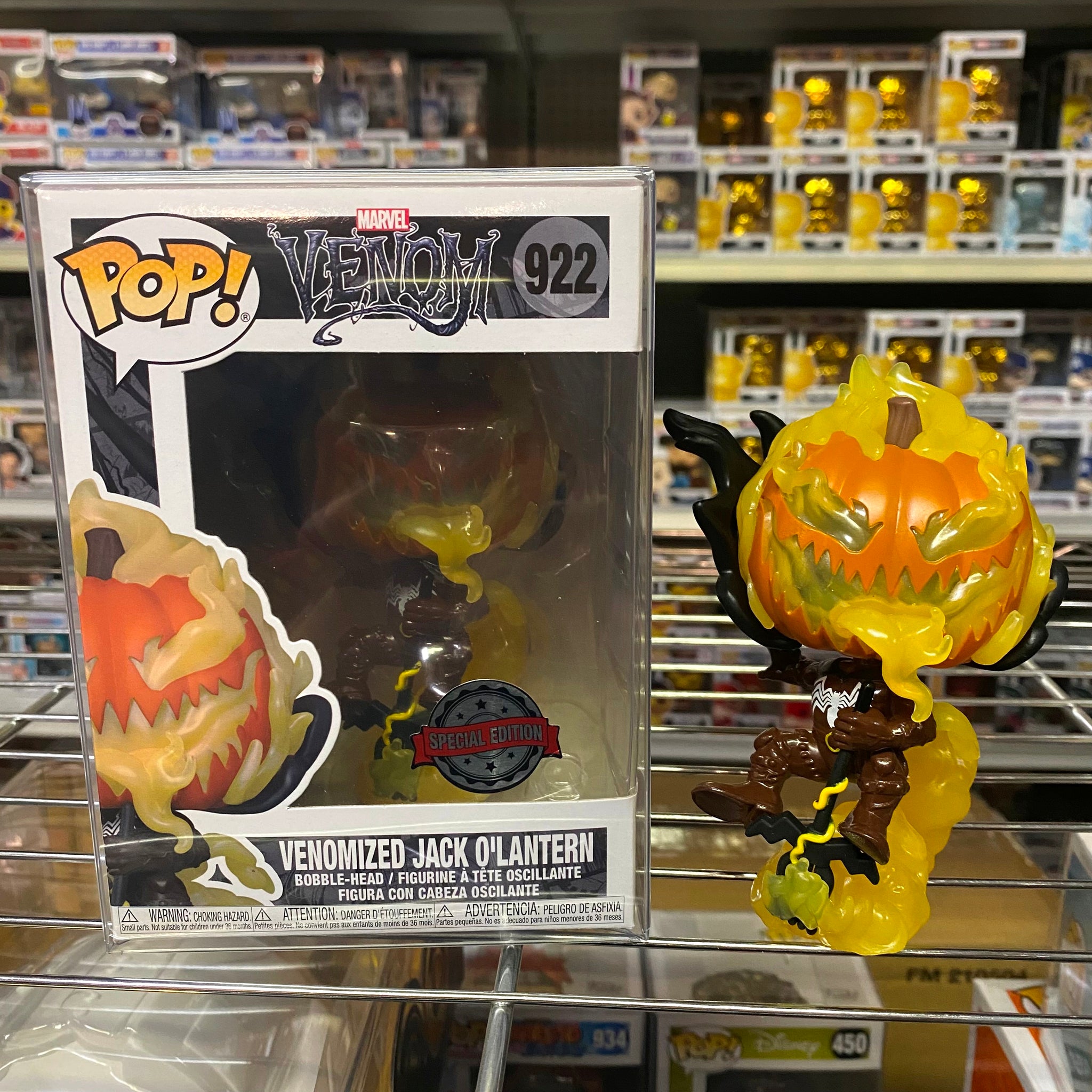 Funko Pop Marvel Venom : Venomized Jack 0'Lantern #922 Vinyl
