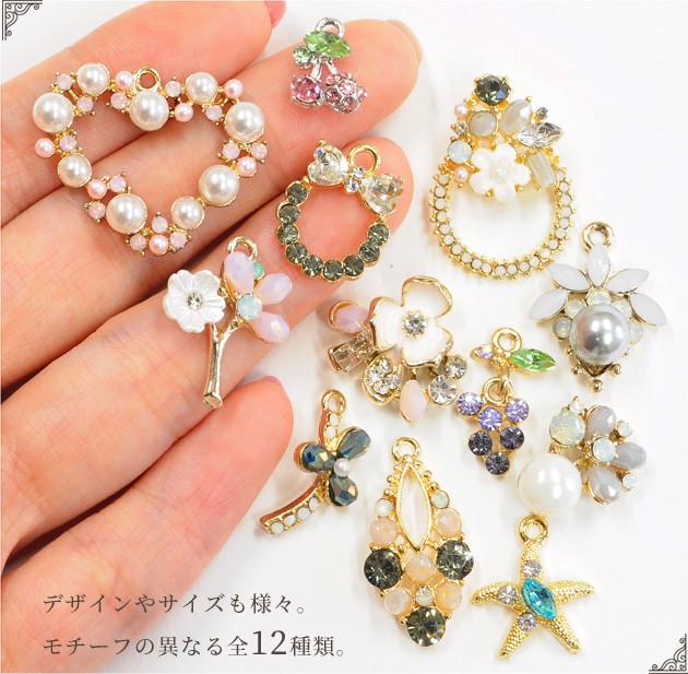 桂花楼 ストーンつきハートチャーム ストラップ 桂花楼 ストラップ