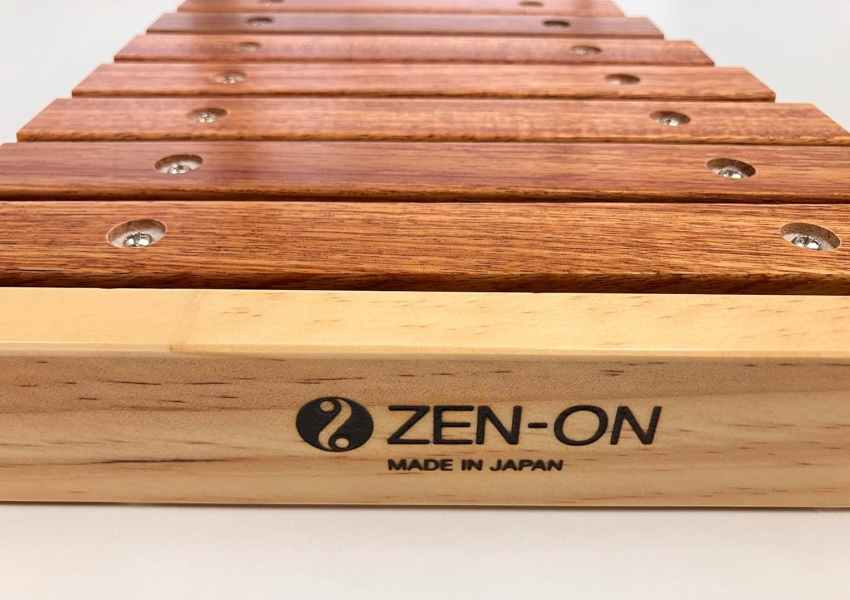 全音 木琴 ZX13K 13音 ばち付き 卓上 コンパクト シロフォン 子ども