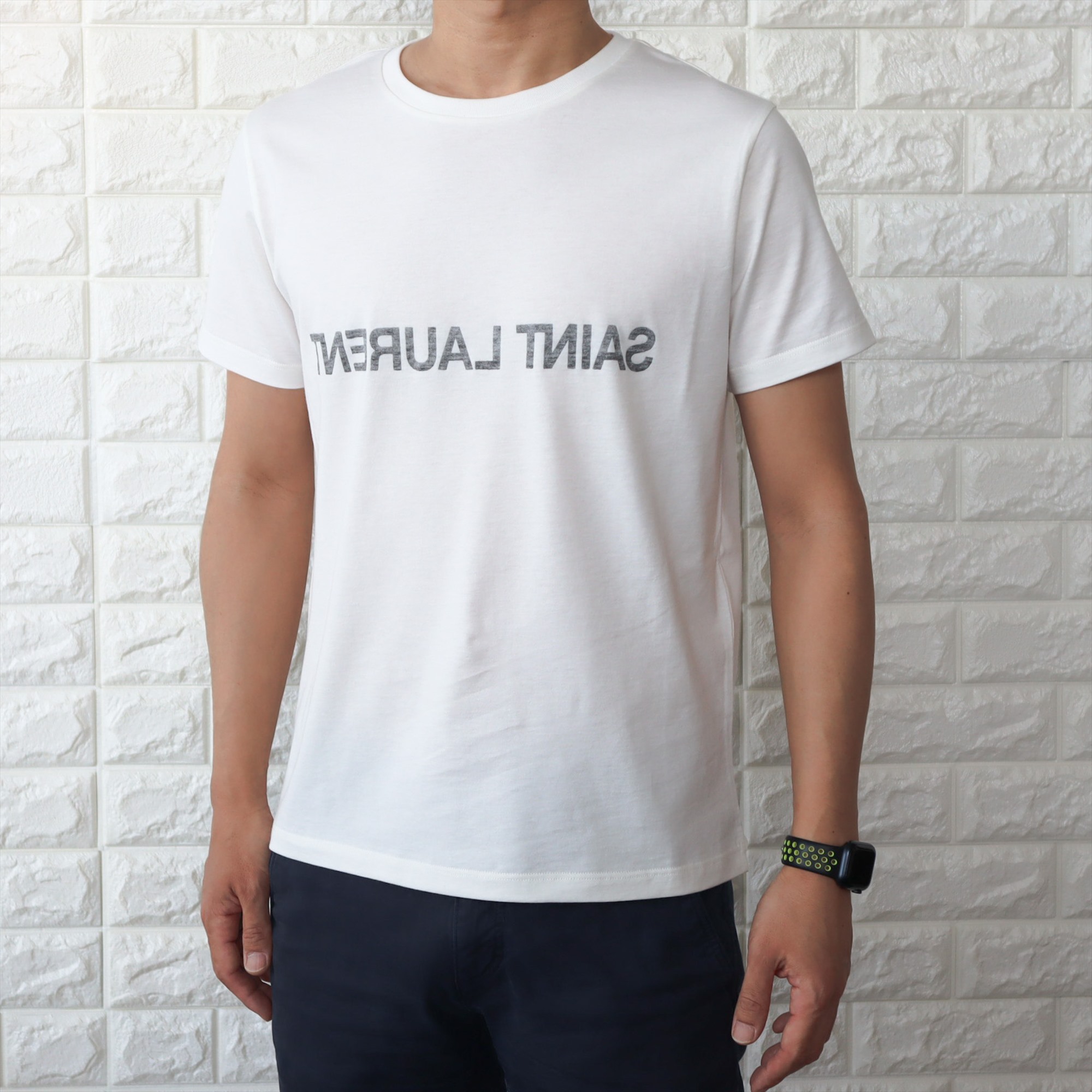 SAINT LAURENT PARIS スパンコールTシャツ SAINT LAURENT PARIS