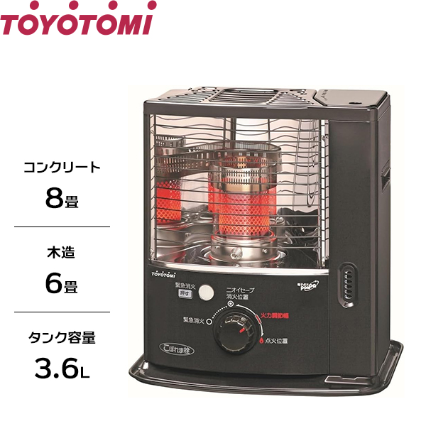 TOYOTOMI（トヨトミ） 石油ストーブ ダブルクリーン RC-S2824(W