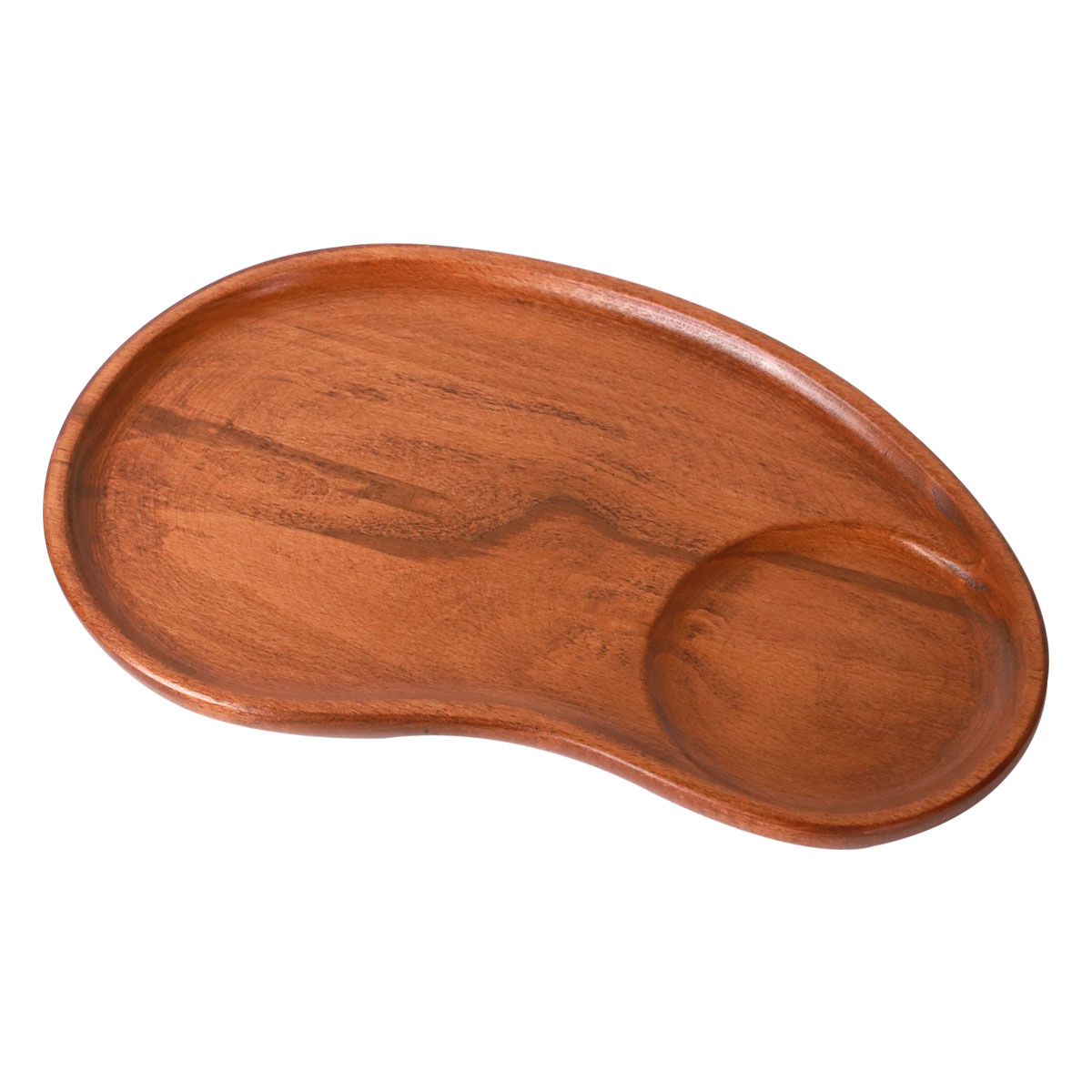 みよし漆器本舗 プレート トレー 木製 豆型 トレイ お盆 ワンプレート