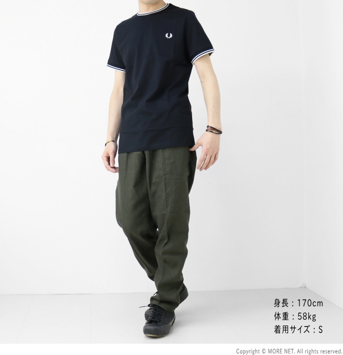 FRED PERRY（フレッドペリー） ツインティップラインTシャツ M1588