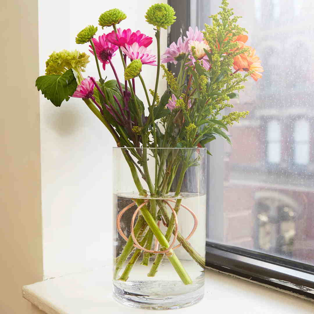 花留め ワイヤー 剣山 生け花 アレンジメント Copper Flower Frog