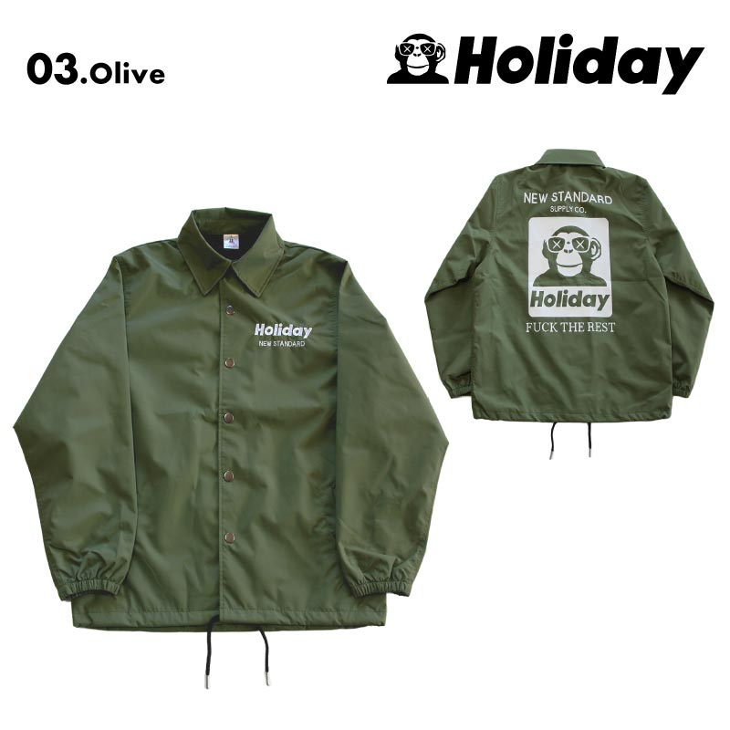 HOLIDAY/ホリデー メンズ スノーウェア コーチジャケット フード無し