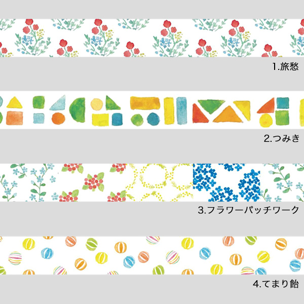 星燈社 2024年9月発売 マスキングテープ せいとうしゃ 図案 おしゃれ