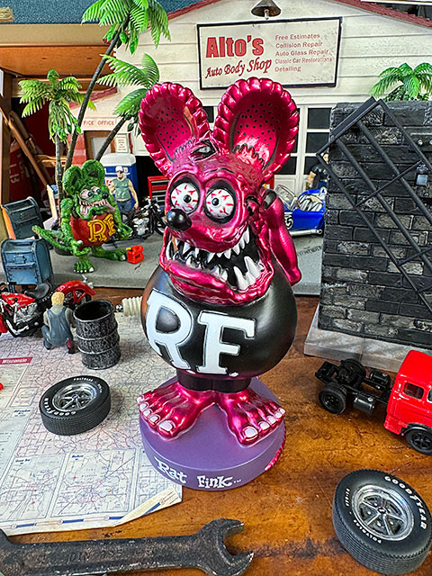 ラットフィンク RAT FINK MOONEYES ボビングヘッド 6インチ ラット