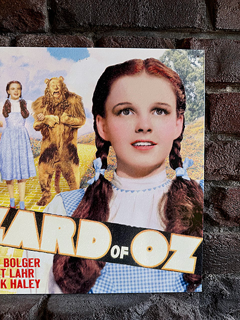 映画 オズの魔法使い ブリキ看板 （黄色いレンガの道） □ アメリカン