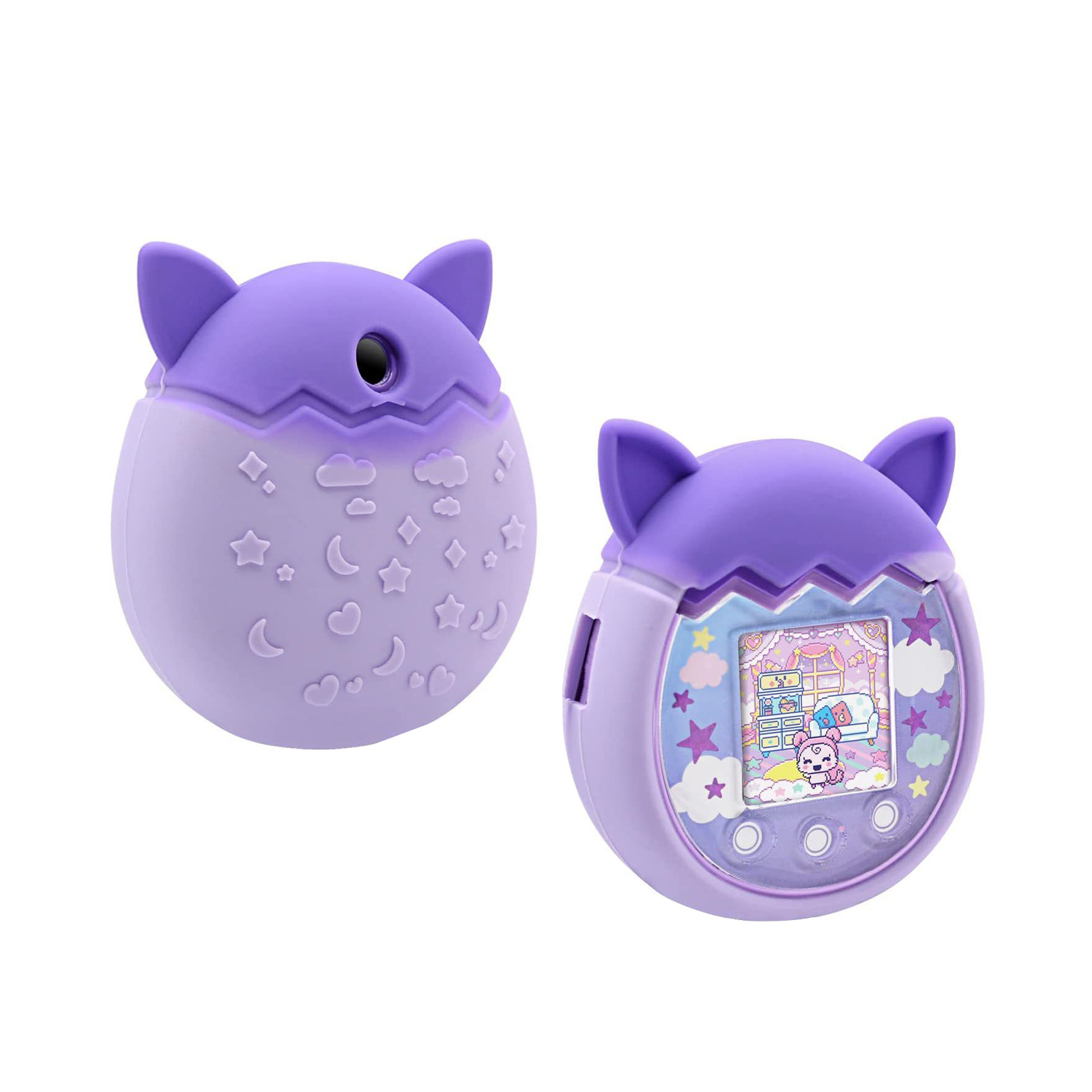 Tamagotchi pix ケース 柔軟性のあるシリコン素材の カバー たまごっち