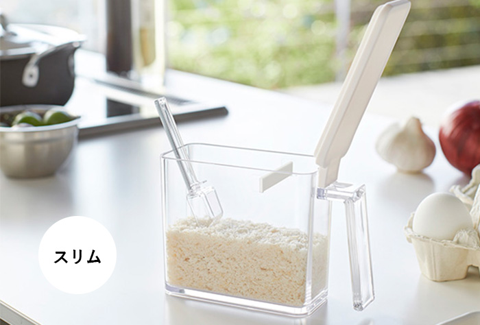 山崎実業 調味料ストッカー アクア AQUA S ホワイト 2886 : cocoatta