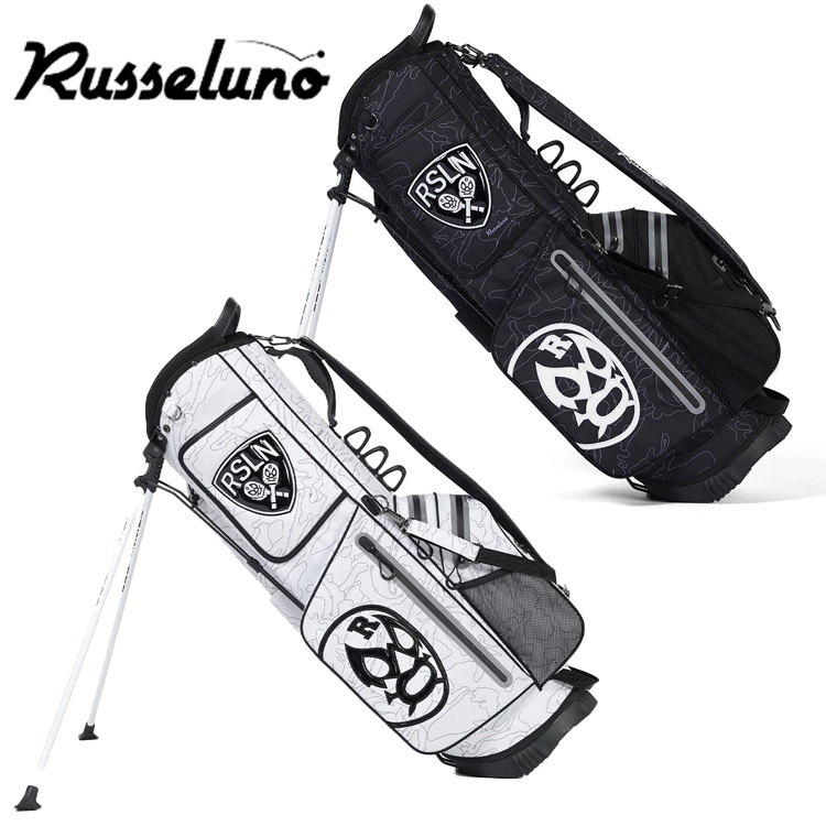 RUSSELUNO ゴルフバッグ スマイルマーク付き Russeluno（ラッセルノ