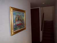 絵画 油絵 小澤勇寿郎 作 パリの街・ムフタール 6号サイズ インテリア