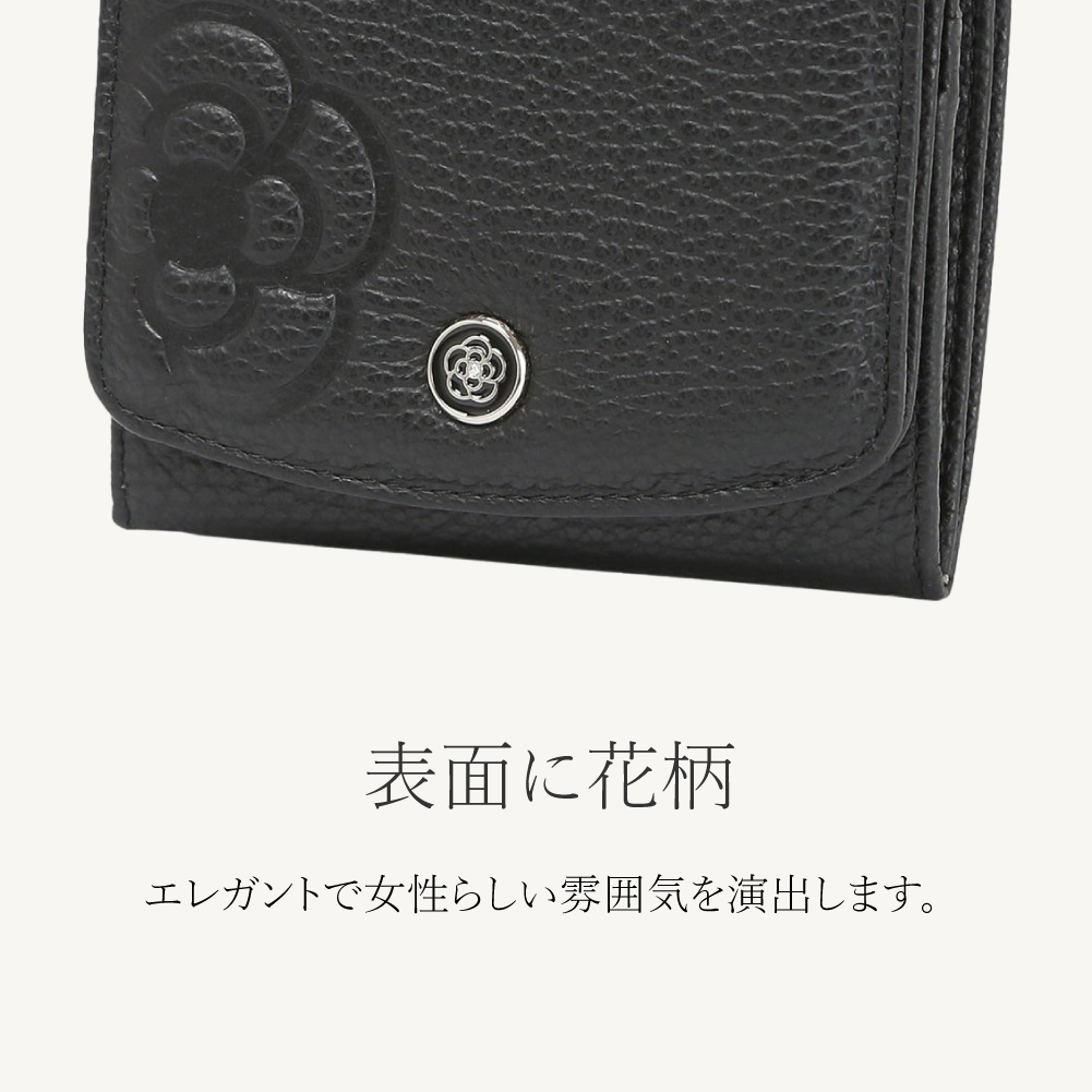 CLATHAS（クレイサス） 二つ折り財布 折り財布 BOX型小銭入れ 本革