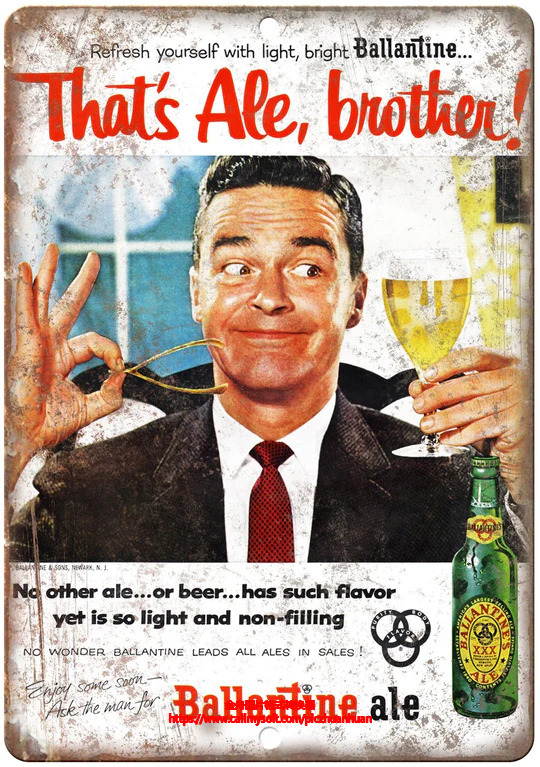 世界のビールシリーズ お酒 ポスター 復刻版 ☆アメリカ雑貨 レトロ調