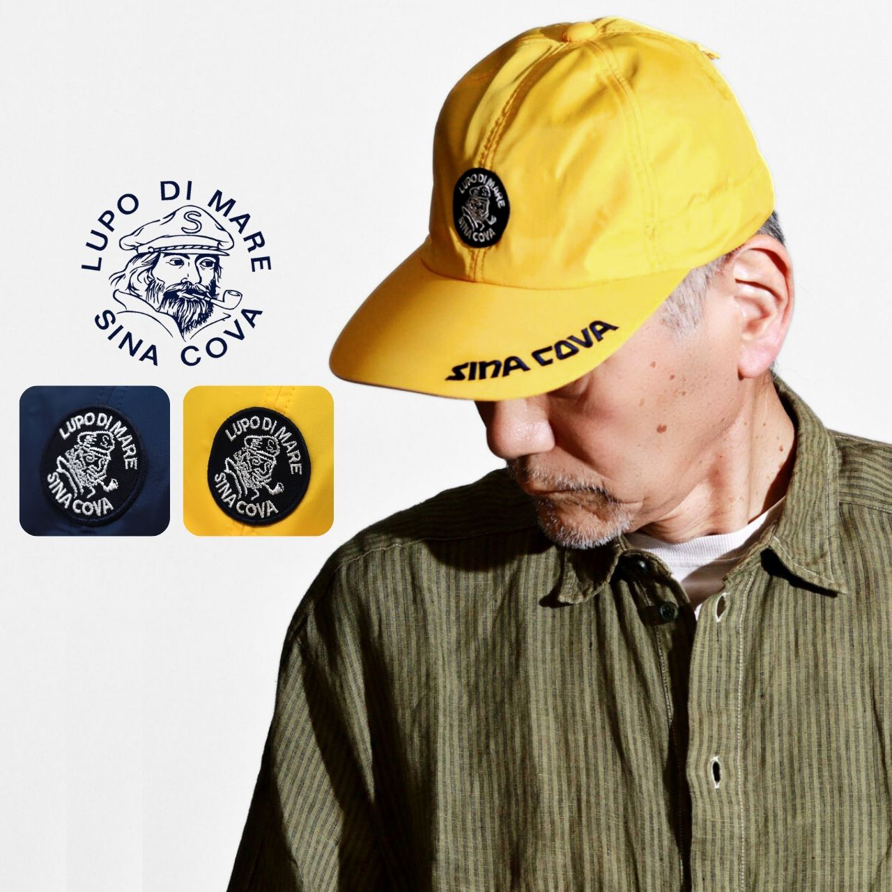 SINA COVA（シナコバ） キャップ メンズ ハットクリップ付き 帽子