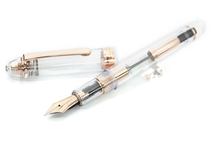 名入れ対象商品】NAGASAWA オリジナル万年筆 センスケ ピンクゴールド