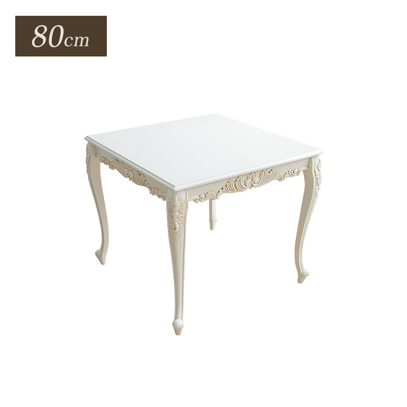 MINT ダイニングテーブル 幅80 猫脚 アンティーク調 エレガント