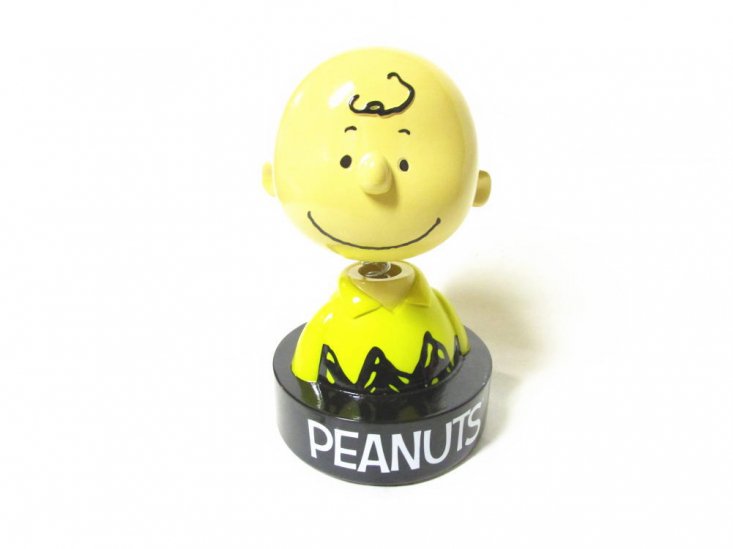 ピーナッツ70周年記念 チャーリーブラウン ボブルヘッド 貯金箱 バンク